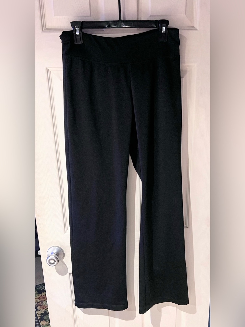 Prospirit Black Straight Leg Athletic Pants Size Medium